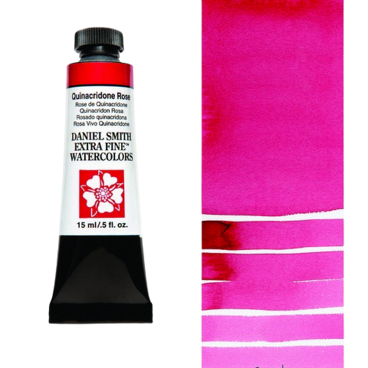 Quinacridone Rose Daniel Smith Extra Fine Watercolor Tube 15ml