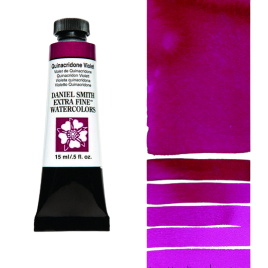 Quinacridone Violet Daniel Smith Extra Fine Watercolor Tube 15ml