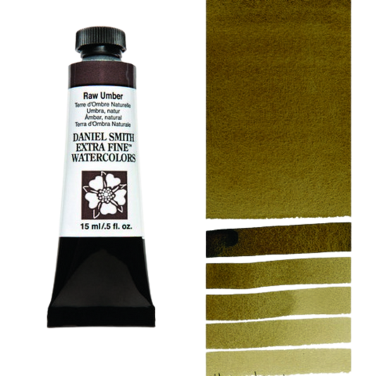 Raw Umber Daniel Smith Extra Fine Watercolor Tube 15ml