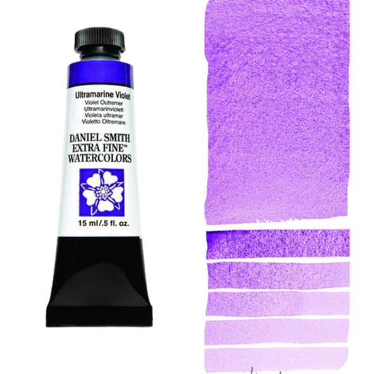 Ultramarine Violet Daniel Smith Extra Fine Watercolor Tube 15ml