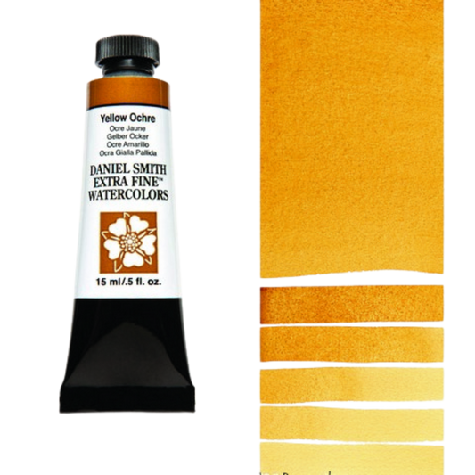 Yellow Ochre Daniel Smith Extra Fine Watercolor Tube 15ml