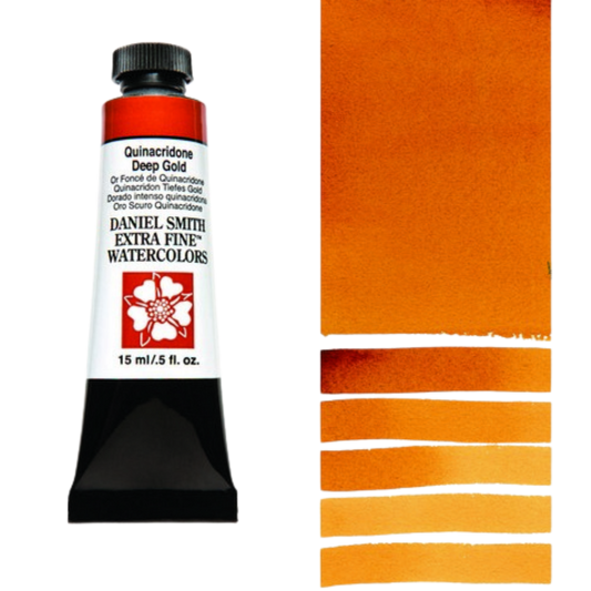 Quinacridone Deep Gold Daniel Smith Extra Fine Watercolor Tube 15ml