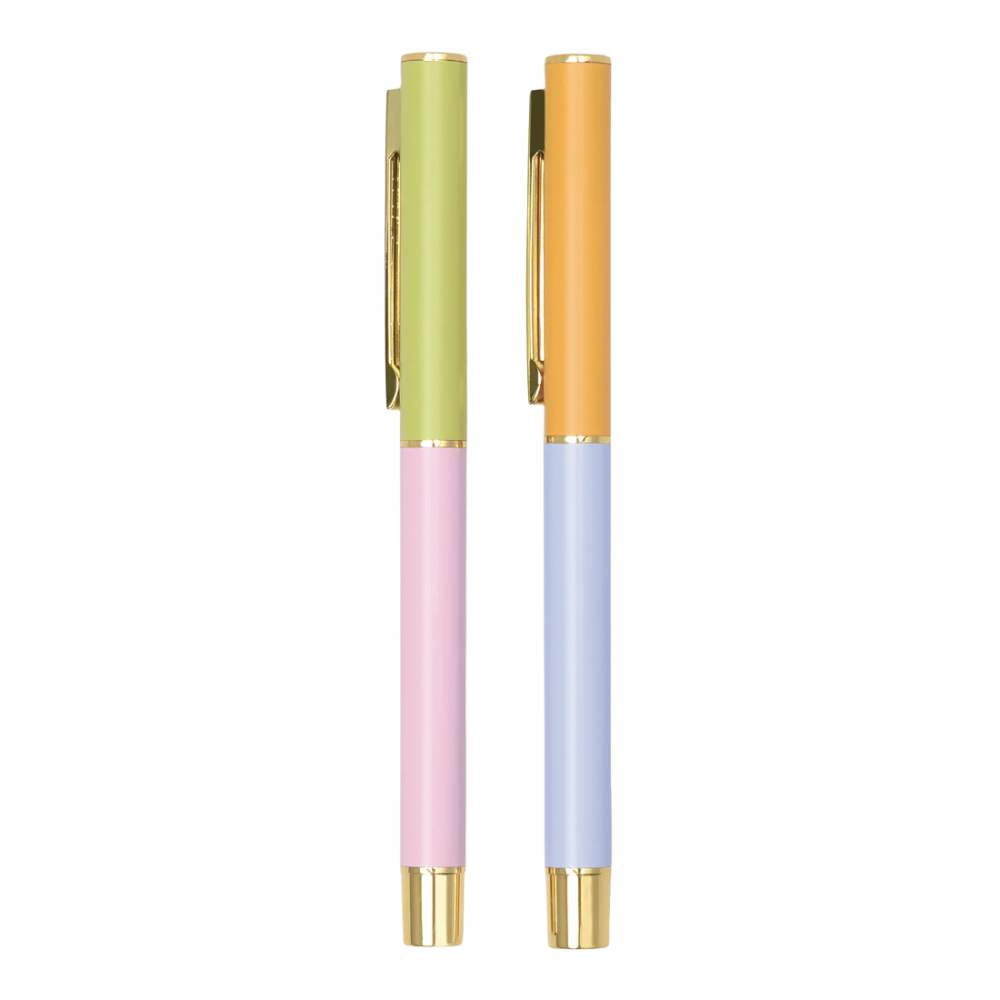 Color Block Pens, Set of 2
