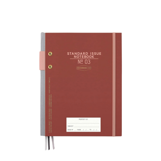 Standard Issue Planner Notebook No. 03 - Rosewood + Blush