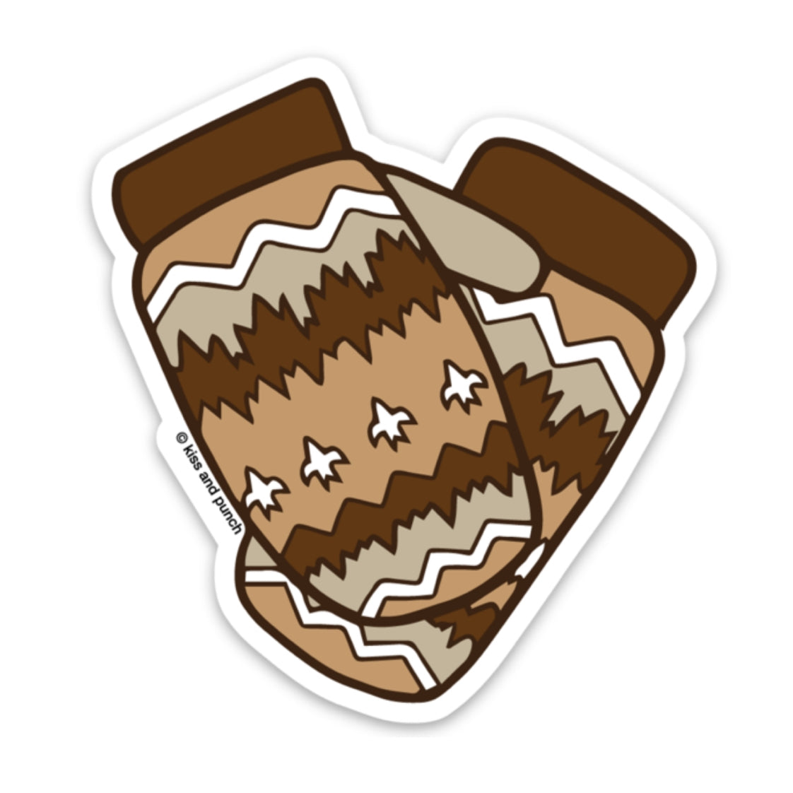 Bernie Sanders Mittens Vinyl Sticker