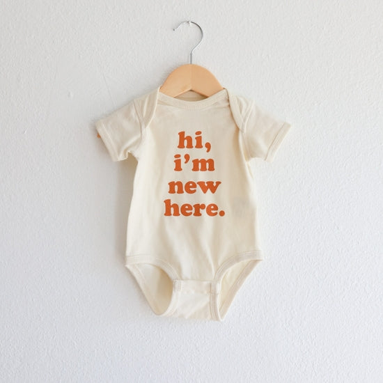 Hi, I'm New Here Onesie