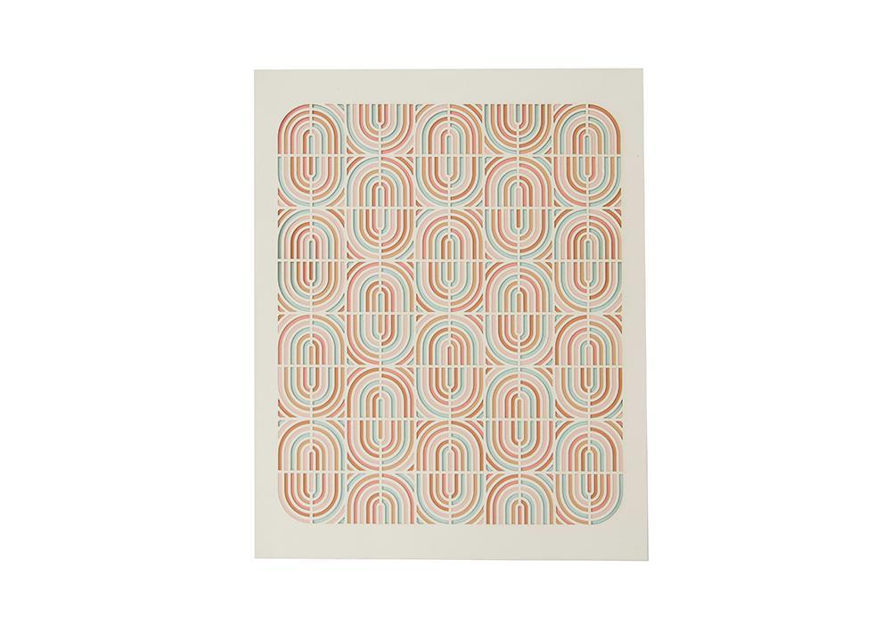 FLIP-FLOP Paper Cut Framed
