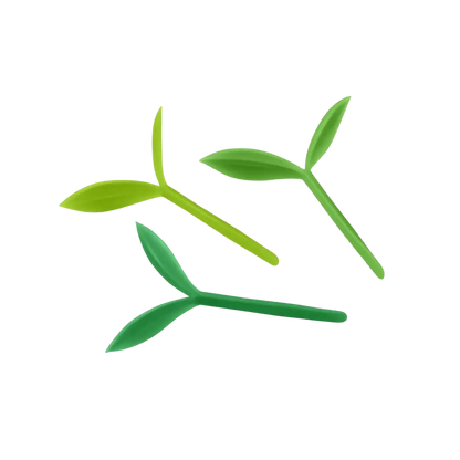 Sprout - Little Green Bookmarks (6 ct)