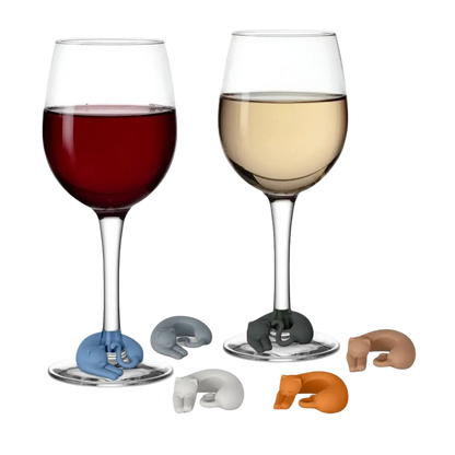 Wine Lives - Cat Drink Markers (6 ct)