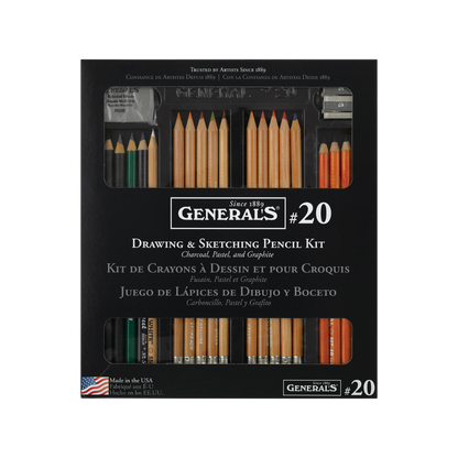 General's Drawing & Sketching Pencil Kit No. 20