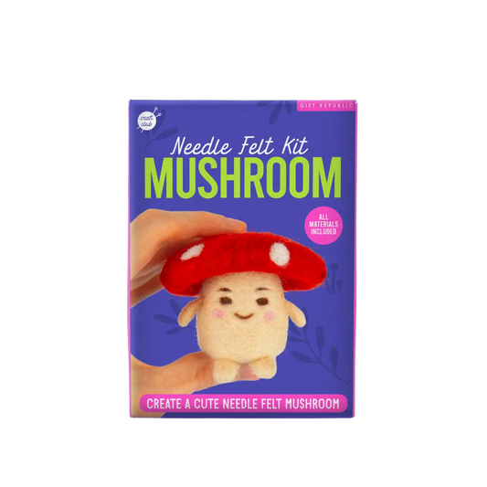 Mushroom Needle Felting Kit