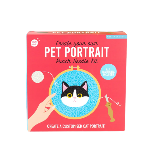 Pet Portraits - Cat Punch Needle