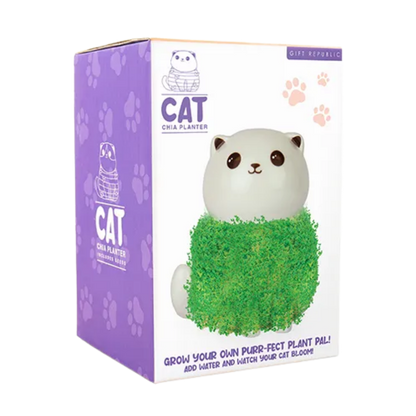 Cat Chia Planter