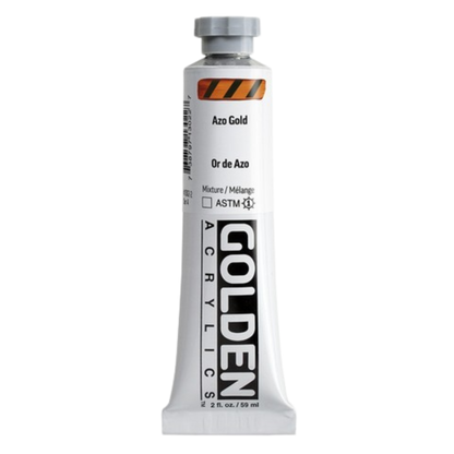 Heavy Body Acrylic 2oz Azo Gold