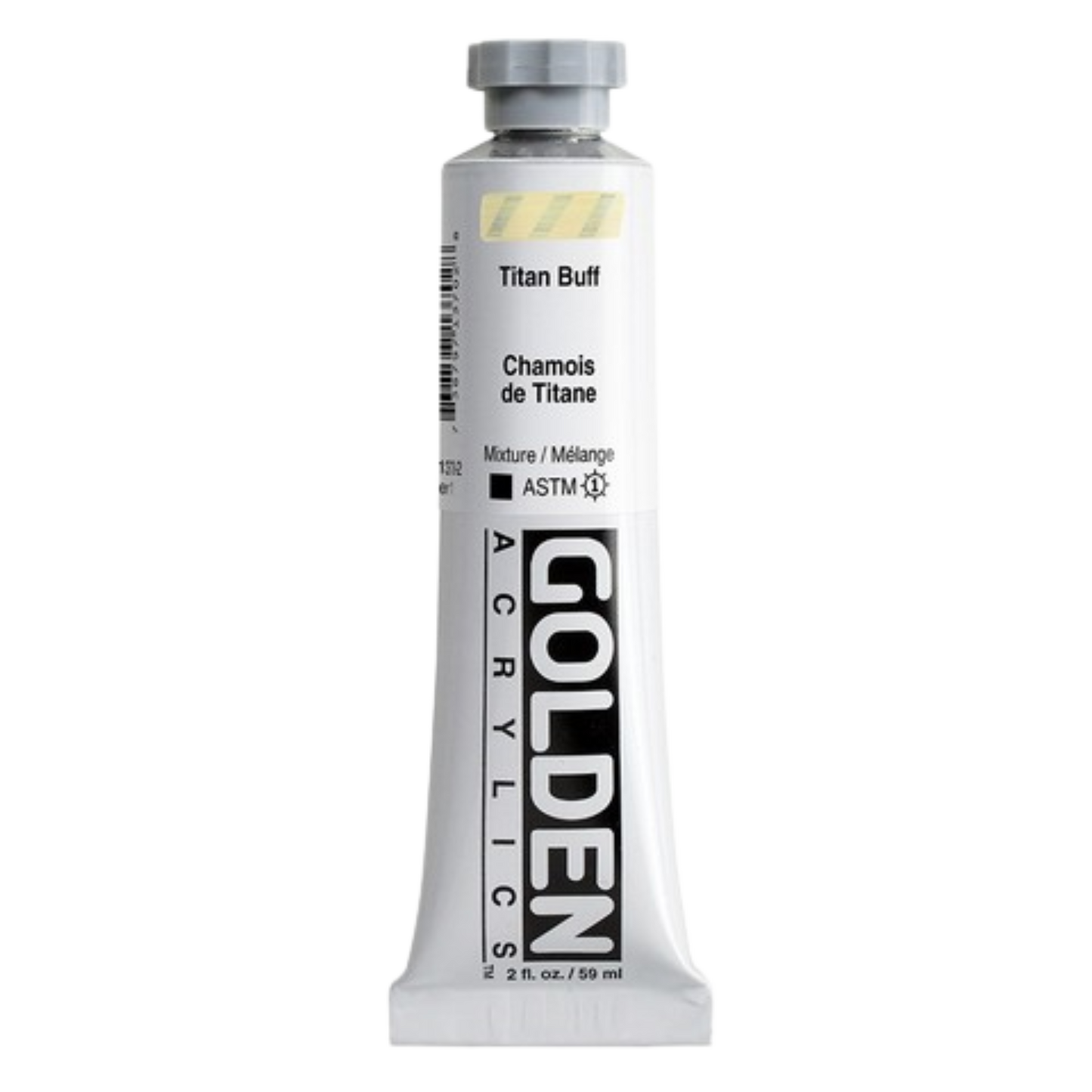 Heavy Body Acrylic 2oz Titan Buff