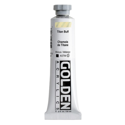 Heavy Body Acrylic 2oz Titan Buff