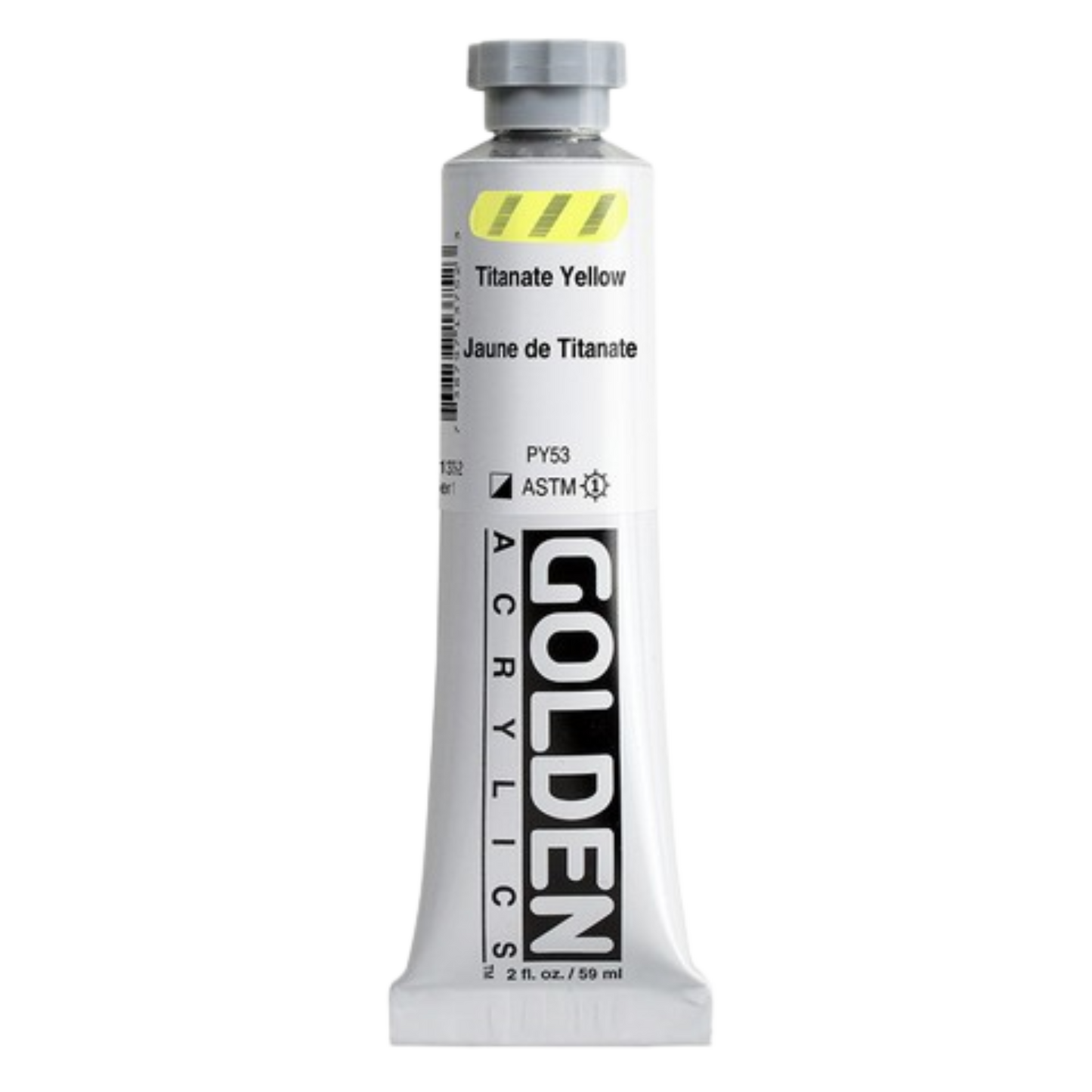 Heavy Body Acrylic 2oz Titanate Yellow