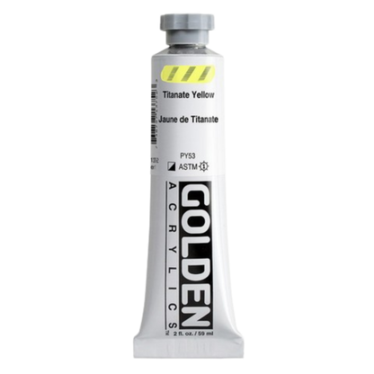 Heavy Body Acrylic 2oz Titanate Yellow