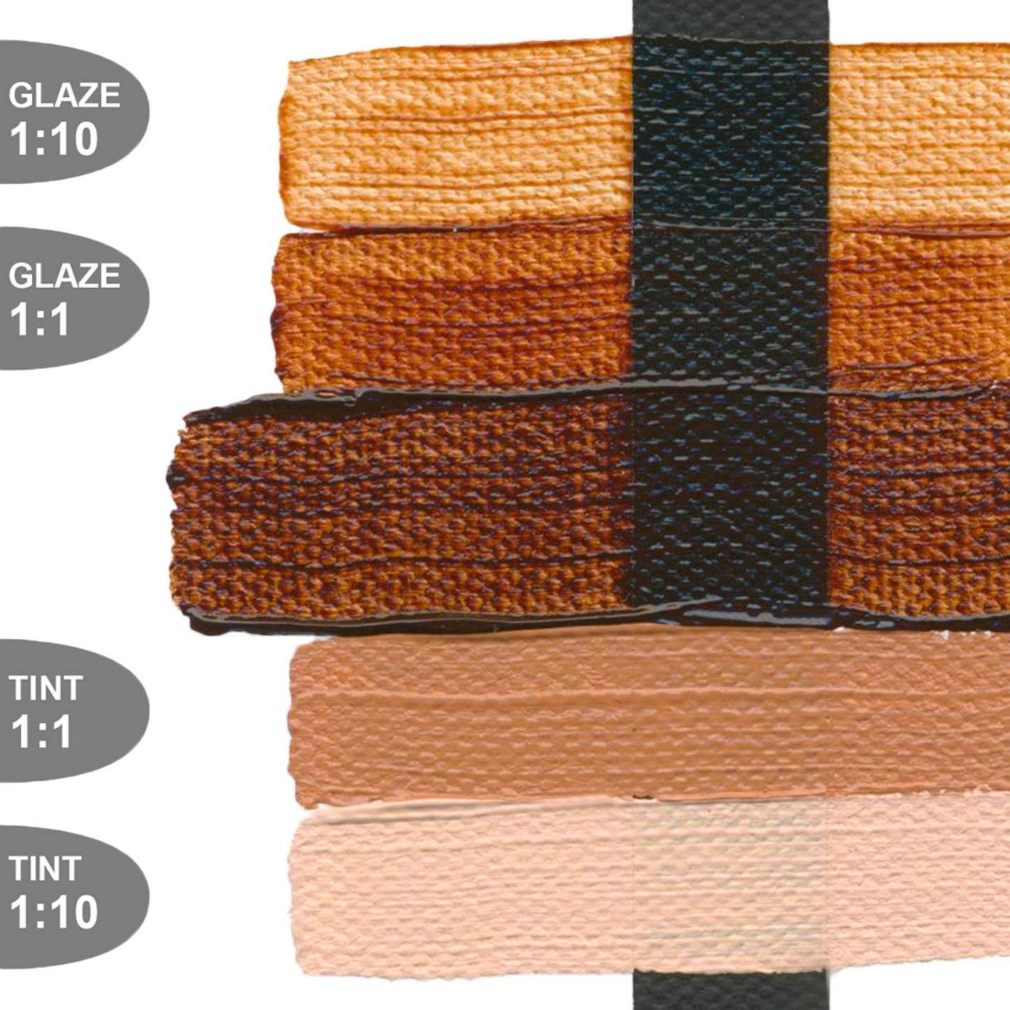 Heavy Body Acrylic 2oz Transparent Brown Iron Oxide