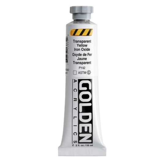 Heavy Body Acrylic 2oz Transparent Yellow Iron Oxide