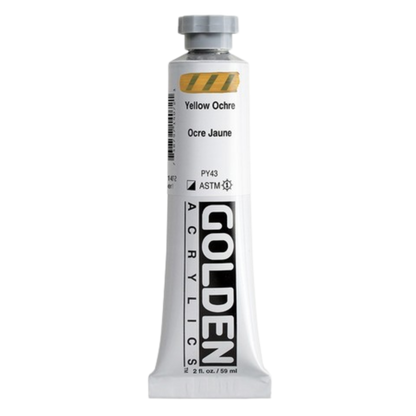 Heavy Body Acrylic 2oz Yellow Ochre