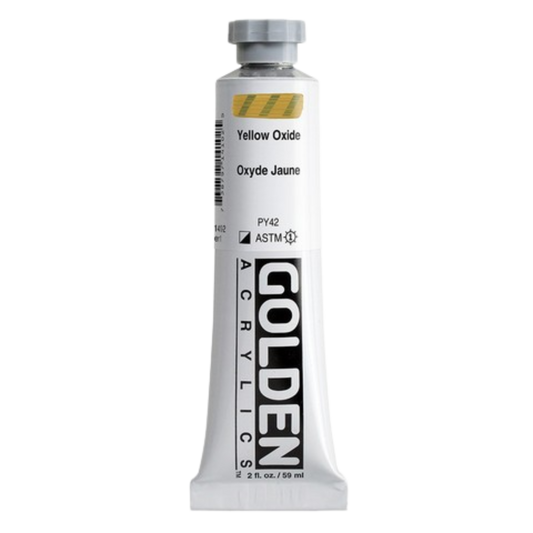 Heavy Body Acrylic 2oz Yellow Oxide