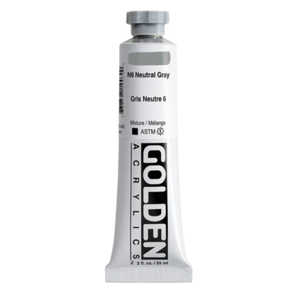 Heavy Body Acrylic 2oz Neutral Gray N6