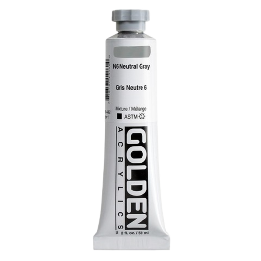 Heavy Body Acrylic 2oz Neutral Gray N6