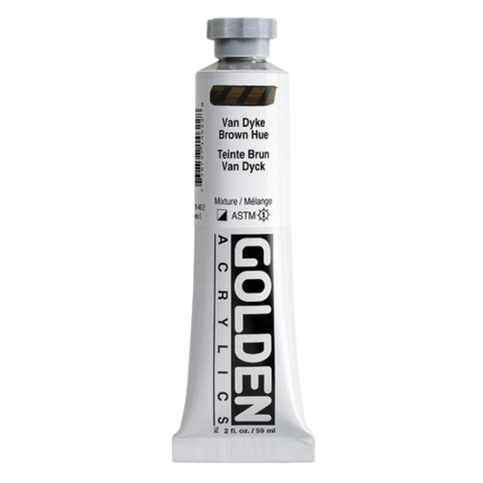 Heavy Body Acrylic 2oz Van Dyke Brown Hue