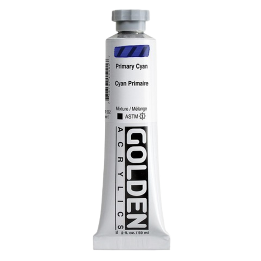 Heavy Body Acrylic 2oz Primary Cyan