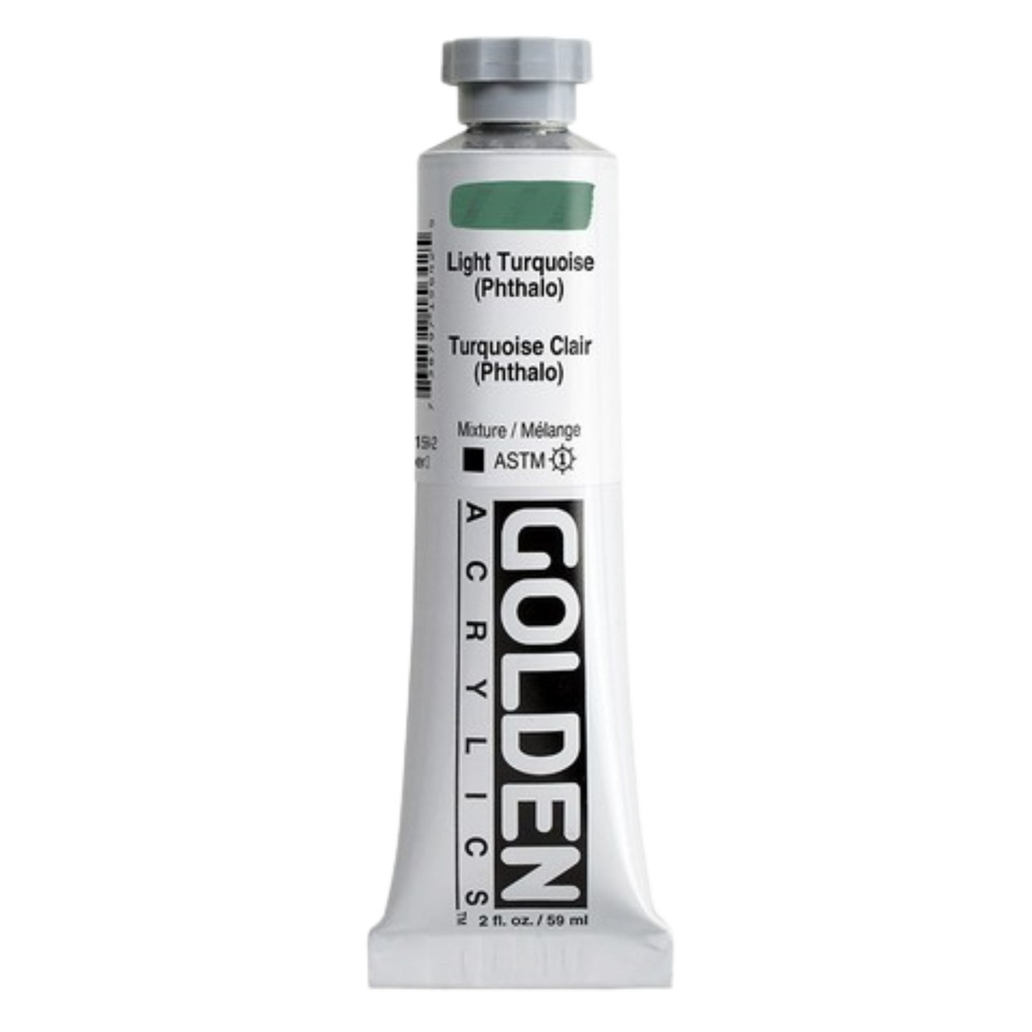Heavy Body Acrylic 2oz Light Turquiose Phthalo