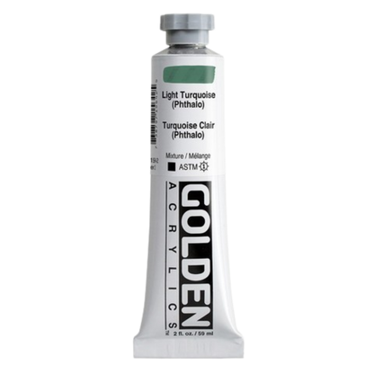 Heavy Body Acrylic 2oz Light Turquiose Phthalo