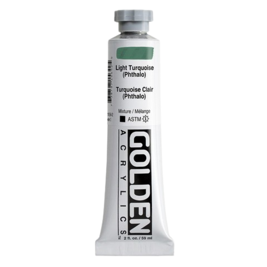 Heavy Body Acrylic 2oz Light Turquiose Phthalo