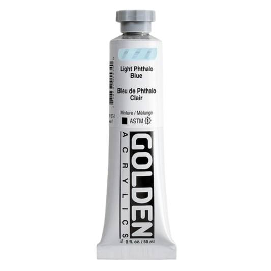 Heavy Body Acrylic 2oz Light Phthalo Blue