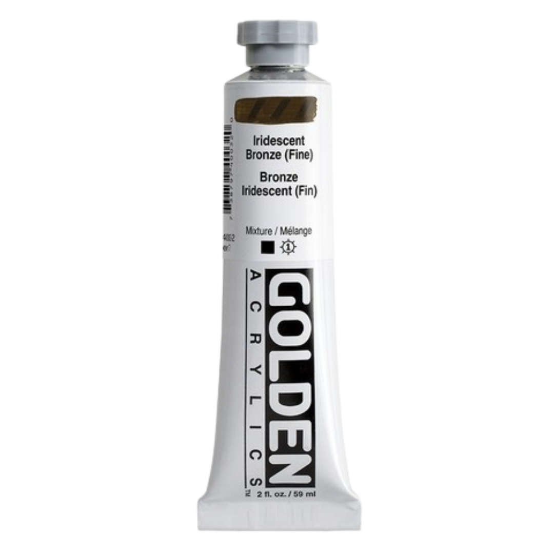 Heavy Body Acrylic 2oz Iridescent Bronze (fine)