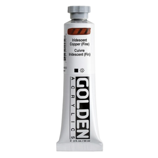 Heavy Body Acrylic 2oz Iridescent Copper (fine)