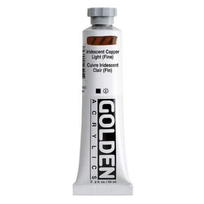Heavy Body Acrylic 2oz Iridescent Copper Light