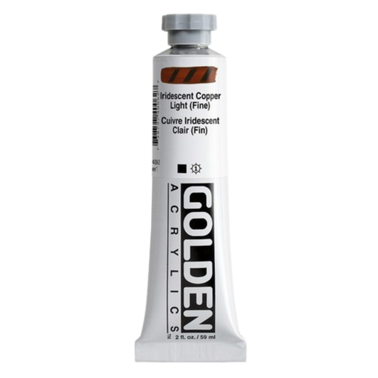 Heavy Body Acrylic 2oz Iridescent Copper Light