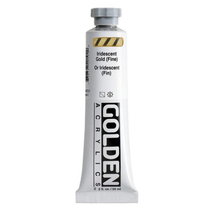 Heavy Body Acrylic 2oz Iridescent Gold (fine)