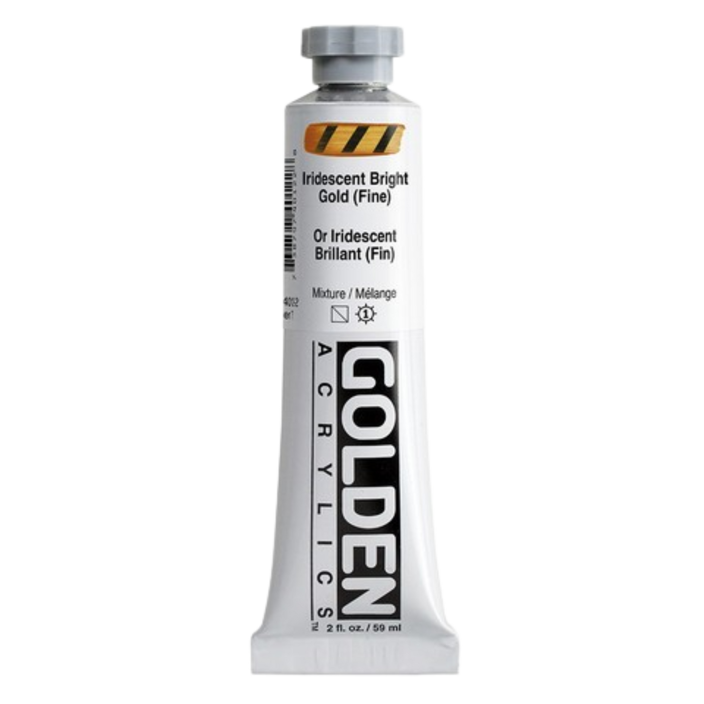 Heavy Body Acrylic 2oz Iridescent Bright Gold (fine)