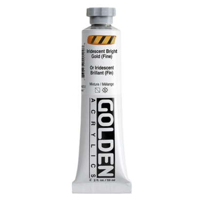 Heavy Body Acrylic 2oz Iridescent Bright Gold (fine)