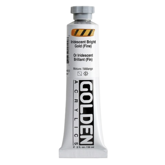 Heavy Body Acrylic 2oz Iridescent Bright Gold (fine)
