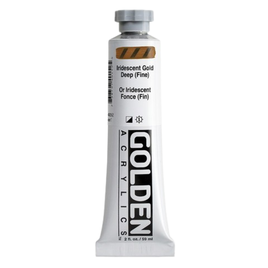 Heavy Body Acrylic 2oz Iridescent Gold Deep (fine)