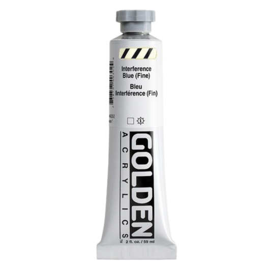 Heavy Body Acrylic 2oz Iridescent Interference Blue (fine)