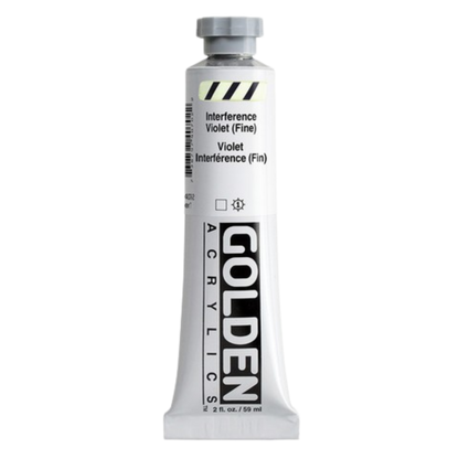 Heavy Body Acrylic 2oz Iridescent Interference Violet (fine)