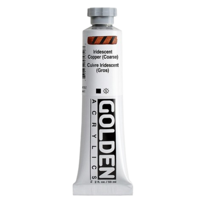 Heavy Body Acrylic 2oz Iridescent Copper (coarse)