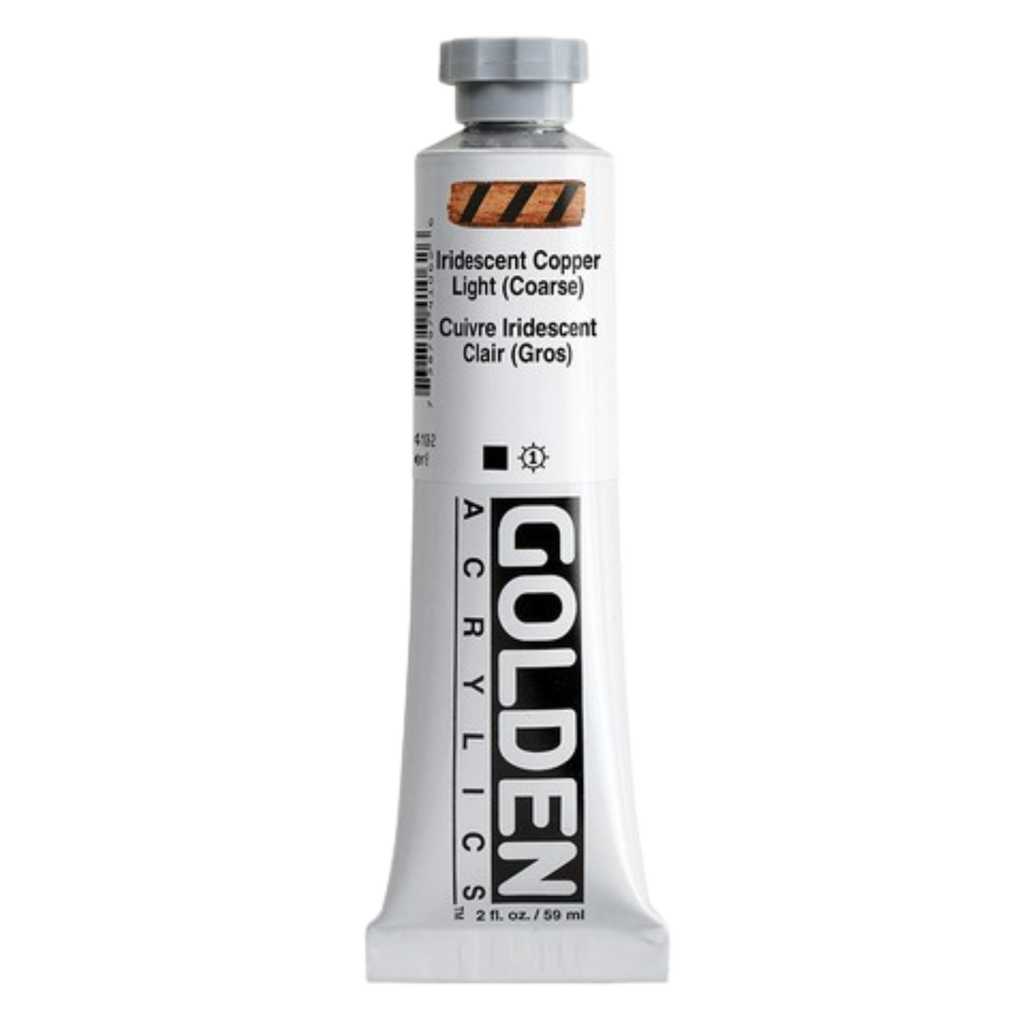 Heavy Body Acrylic 2oz Iridescent Copper Light (coarse)