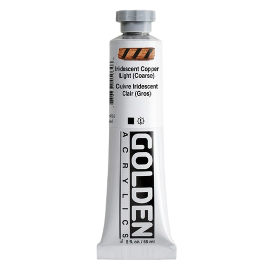 Heavy Body Acrylic 2oz Iridescent Copper Light (coarse)