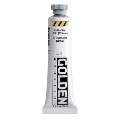 Heavy Body Acrylic 2oz Iridescent Gold (coarse)