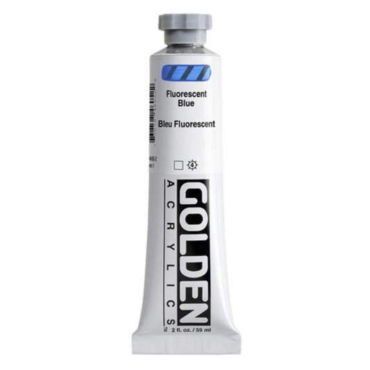 Heavy Body Acrylic 2oz Fluorescent Blue